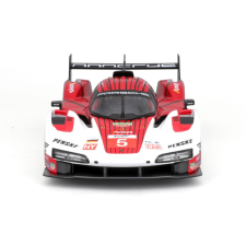 BBurago 1:24 Racing - Porsche 963 - fehér-piros #5 autópálya és játékautó