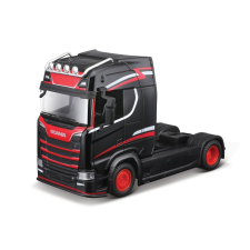 BBurago 1:43 Haulers Custom Cabs Scania 770S szürke autópálya és játékautó
