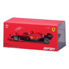  Bburago 1/43 versenyautó - Ferrari, 2021-es szezo autópálya és játékautó