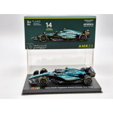 BBurago Aston Martin AMR23 F1 - 14 (2023) - Fernando Alonso - PILÓTÁVAL -  Bburago - 1:43 makett