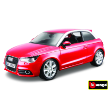  Bburago Audi A1 piros 1:24 autópálya és játékautó