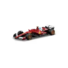 BBurago Bburago 1/64 F1 versenyautó - Ferrari SF-25 Hamilton autópálya és játékautó
