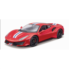BBurago Ferrari 488 Pista fém autó piros 1/24  (15626026) (Bburago 15626026) autópálya és játékautó