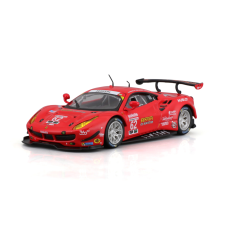 Bburago Ferrari Racing 488 GTE 2017 kisautó autópálya és játékautó