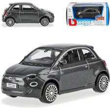 BBurago Fiat 500e La Prima szürke metál modellautó 1:43 makett