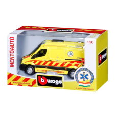 BBurago magyar mentőautó - Volkswagen Crafter 1:50 autópálya és játékautó