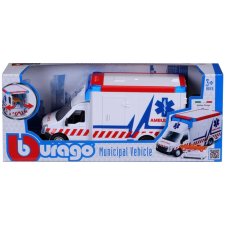 BBurago Mentőautó hordággyal  Ajánlott 3-10 éves korig fiúknak (45100) autópálya és játékautó