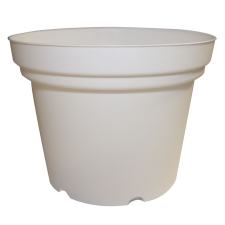 BC virágcserép 15cm 1,5l. fehér kerti tárolás