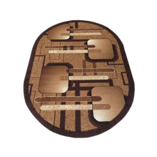  BCF Alfa 16 ovális - barna 200 x 300 cm lakástextília