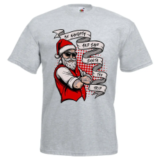  Be Naughty - Karácsonyi Férfi Póló