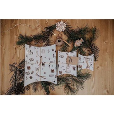 Be Nice természetes karácsonyi ajándékdobozok - könnyű (3 db) karácsonyi dekoráció