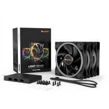 be quiet! light wings 120mm pwm triple-pack bl076 hűtés