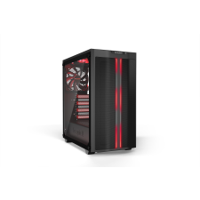 be quiet! Pure Base 500DX Red Számítógépház - Fekete számítógép ház