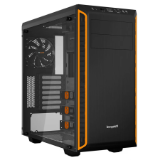 be quiet! Pure Base 600 ablakos fekete-narancssárga számítógép ház