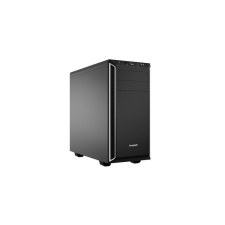 be quiet! Számítógépház - Pure Base 600 Silver (ATX, fekete/ezüst) számítógép ház