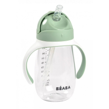  Béaba Szívószálas Ivópohár 300 ml – Zsályazöld itatópohár