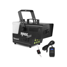  BeamZ Rage 1000LED DMX füstgép (1000W) + digitális vezérlő + távirányító + 6x3W RGB LED party kellék