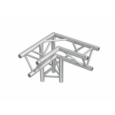  BeamZ Truss P33-C34 háromszög traverz, fényhíd, sarokelem 90°, 3 irányú, balos party kellék