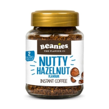 Beanies Nutty Hazelnut mogyoró ízű instant kávé 50g alapvető élelmiszer
