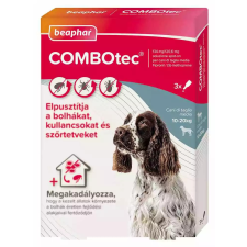 Beaphar Combotec Dog M Spot On Kutya 3 pipetta élősködő elleni készítmény kutyáknak