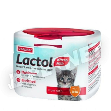 Beaphar Lactol Kitty Milk tejpótló tejpor Taurinnal 250g vitamin, táplálékkiegészítő macskáknak