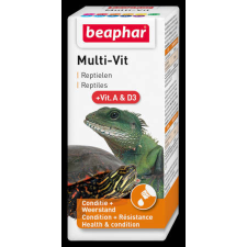 Beaphar Multi-Vit - Táplálékkiegészítő teknősöknek és halaknak (20ml) hüllőeledel