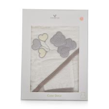  BEAR törölköző macis 100*100cm frottier FEHÉR lakástextília