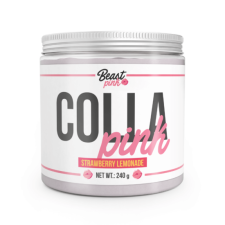 BeastPink Colla Pink szépségital, menta-eper 240g vitamin és táplálékkiegészítő