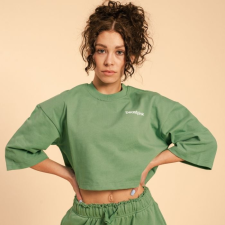 BeastPink Cropped Serenity női póló Olivine M női póló