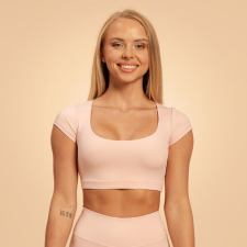 BeastPink Sense Cropped póló Pink L női póló