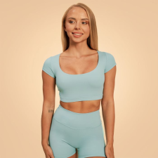 BeastPink Sense Cropped póló Storm Blue M női póló