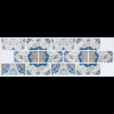 Beaus Tile CSEMPEMATRICA 37,6X13,4 CREMA ÖNTAPADÓS 4 LAP tapéta, díszléc és más dekoráció