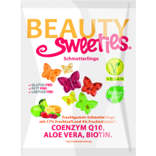Beauty Sweeties gluténmentes vegán gumicukor pillangók 125 g csokoládé és édesség