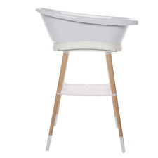 Bebe-jou Bébé-Jou Babakád szett Sense Light Grey és Sense White állvány babafürdőkád