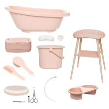  Bébé-Jou Digitális fürdétö szett Sense Plus 8 részes Pale Pink babafürdőkád