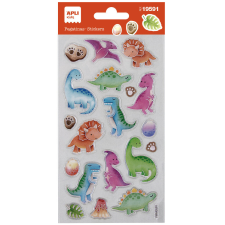 Bébi dinoszauruszok matrica táska 1s APLI KIDS matrica