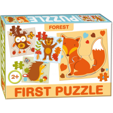  Bébi puzzle, kirakó erdei állatokkal puzzle, kirakós