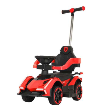Bébitaxi tolókarral Baby Mix Speed piros lábbal hajtható járgány