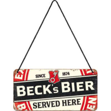  Beck&amp;#039;s Bier - Fémtábla dekoráció
