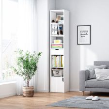 BeComfort Könyvespolc 32,5x24x180cm fehér FUR1834-4 bútor