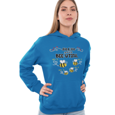  Bee-utiful anya és méhecskéi - Személyre Szabható - Kapucnis Pulóver