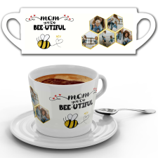  Bee-utiful Anya és méhecskéi - Személyre szabható - Kávéscsésze bögrék, csészék