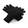 Beechfield Uniszex kesztyű Beechfield Classic Thinsulate™ Gloves L/XL, Fekete