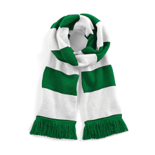 Beechfield Uniszex sál Beechfield Stadium Scarf Egy méret, Kelly zöld/Fehér női sál, kendő