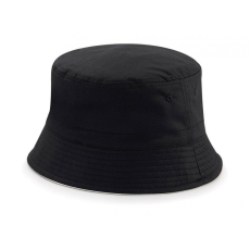 Beechfield Uniszex sapka Beechfield Reversible Bucket Hat L/XL, Fekete/Világos szürke
