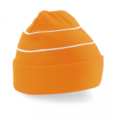 Beechfield Uniszex téli sapka Beechfield Enhanced-Viz Knitted Hat Egy méret, Fluorescent Narancssárga