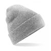 Beechfield Uniszex téli sapka Beechfield Original Cuffed Beanie Egy méret, Heather szürke