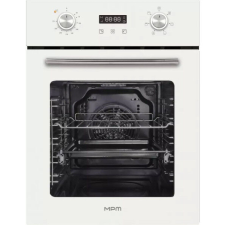  Beépíthető Elektromos Sütő 45cm légkeverés+sütősín, fehér sütő