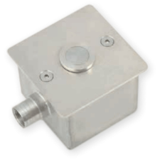 Beépítő inox doboz 1 piezo kapcsolóhoz medence kiegészítő