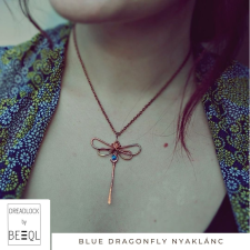 BeEql Blue Dragonfly nyaklánc nyaklánc